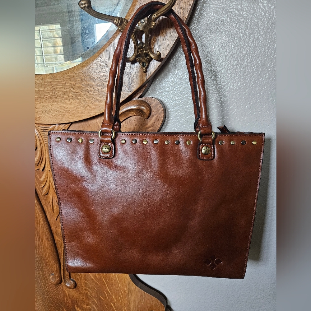 Patricia Nash Distressed Vintage Leather Zacona Handbag - Picture 2 of 12